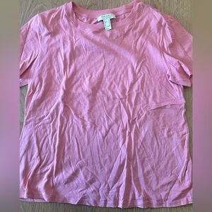 Forever 21 Soft Pink Short Sleeve Tee Basic Top